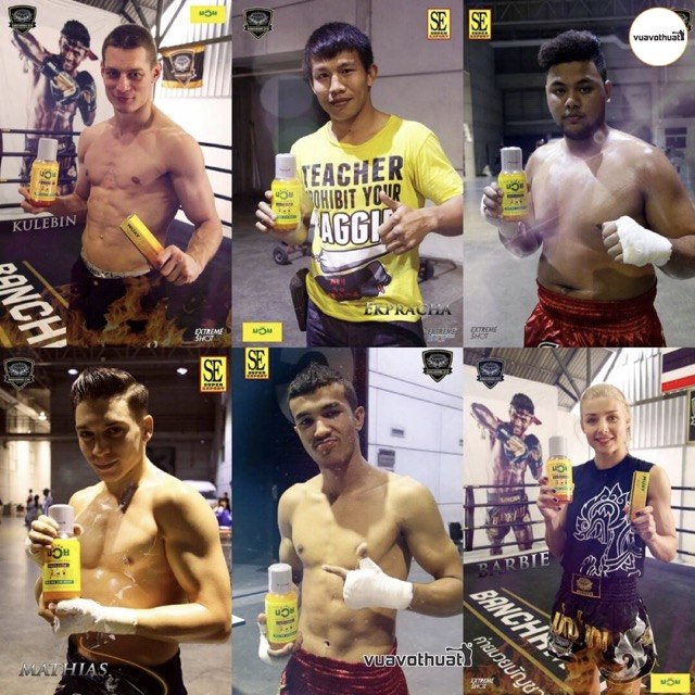 Chai dau vang Namman Muay Boxing Liniment